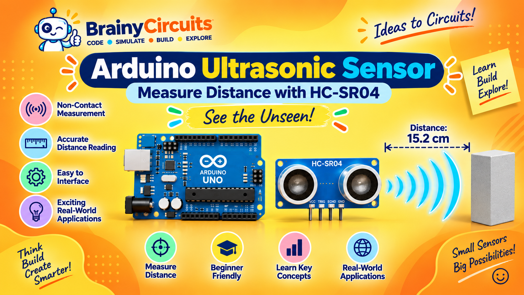 Arduino Ultrasonic Sensor – Measure Distance with HC-SR04